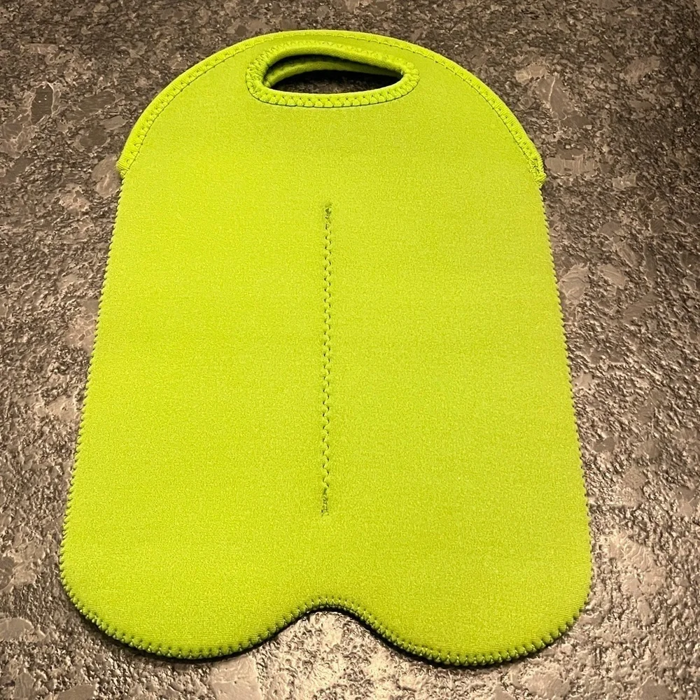 Built NY 2 Bottle BYOBag Neoprene Green Wine Liquor Bag